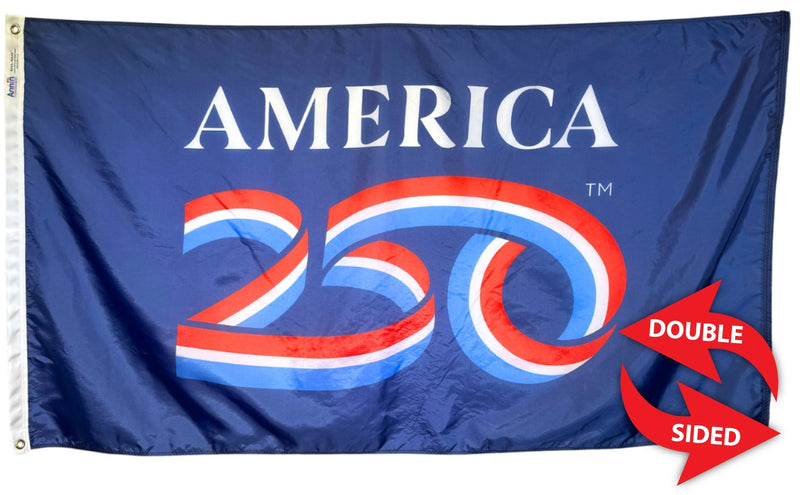 Load image into Gallery viewer, America’s 250th Anniversary Outdoor Flag - DOUBLE SIDED | Made in USA

