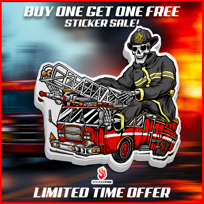 Load image into Gallery viewer, Ladder Truck Sticker

