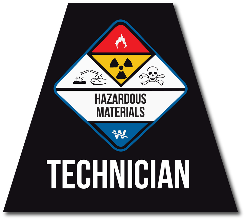 Load image into Gallery viewer, HAZMAT TECHNICIAN REFLECTIVE HELMET (TET) TETRAHEDRON
