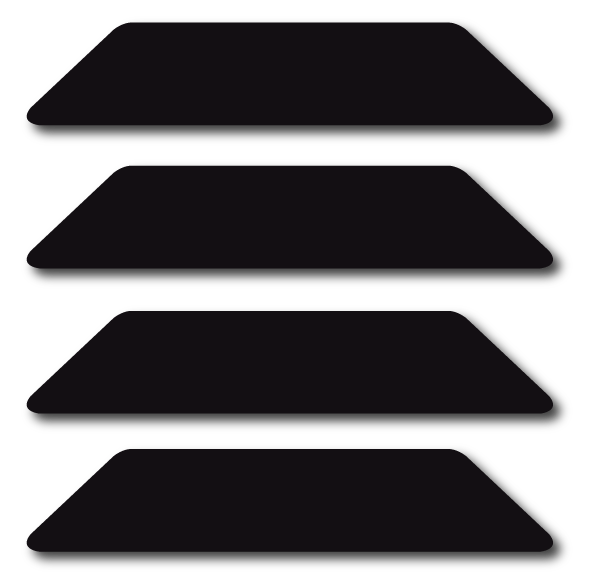 Load image into Gallery viewer, REFLECTIVE BULLARD WILDLAND HELMET STRIPS 4 PACK (MULTIPLE COLORS)
