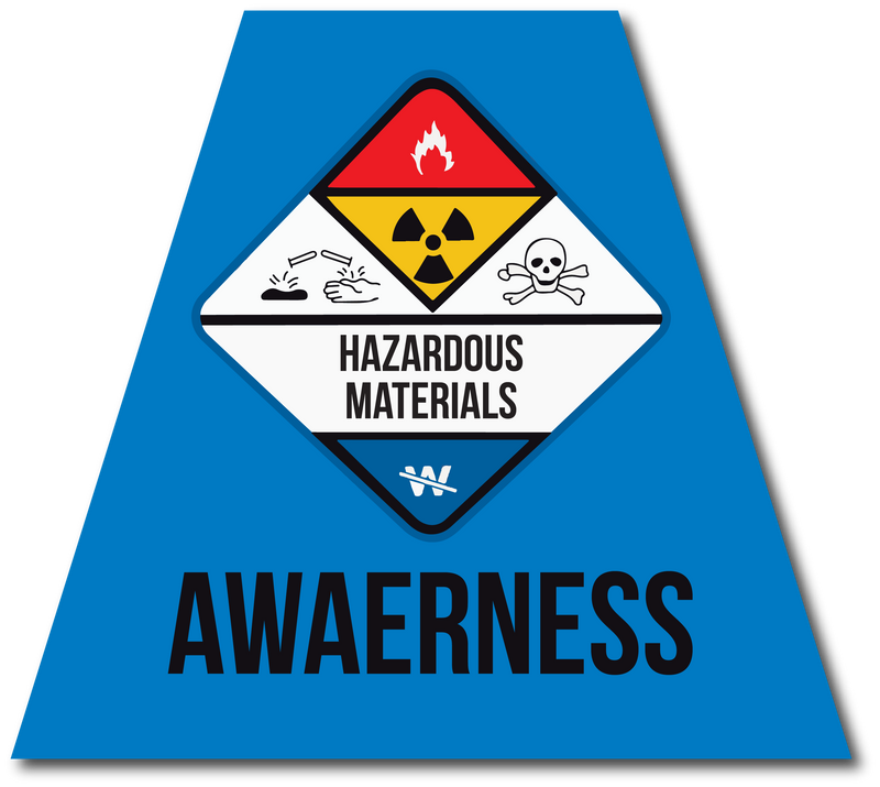 Load image into Gallery viewer, HAZMAT AWARENESS REFLECTIVE HELMET (TET) TETRAHEDRON
