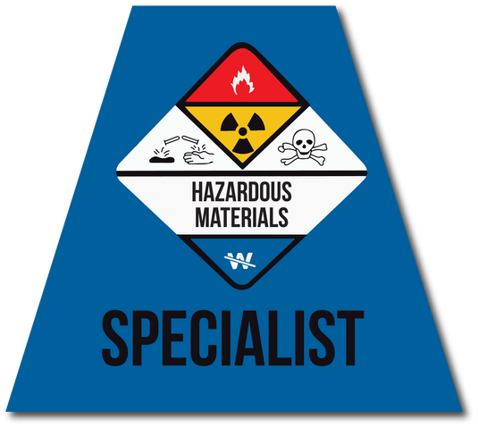 HAZMAT SPECIALIST REFLECTIVE HELMET (TET) TETRAHEDRON