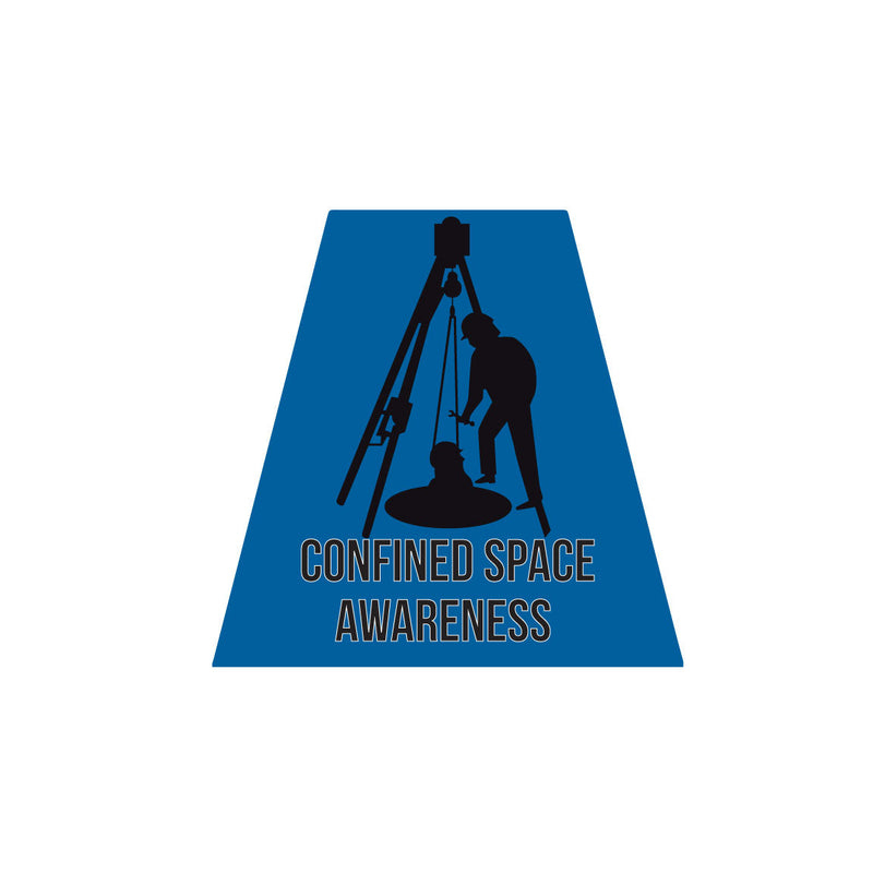 Load image into Gallery viewer, CONFINED SPACE AWARENESS REFLECTIVE HELMET (TET) TETRAHEDRON

