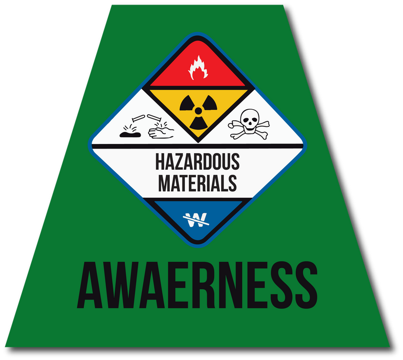 Load image into Gallery viewer, HAZMAT AWARENESS REFLECTIVE HELMET (TET) TETRAHEDRON
