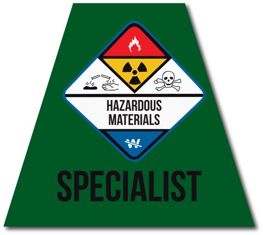 HAZMAT SPECIALIST REFLECTIVE HELMET (TET) TETRAHEDRON