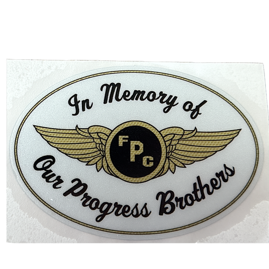 Progress Memory Window Sticker White