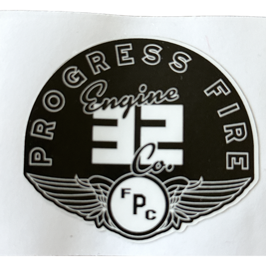 Progress Engine Company Helmet Stickers