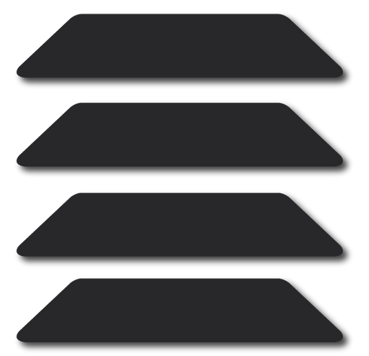 REFLECTIVE BULLARD WILDLAND HELMET STRIPS 4 PACK (MULTIPLE COLORS)