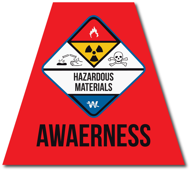 Load image into Gallery viewer, HAZMAT AWARENESS REFLECTIVE HELMET (TET) TETRAHEDRON
