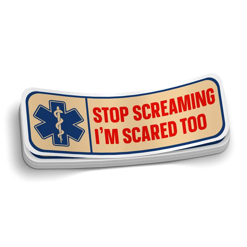 Load image into Gallery viewer, Stop Screaming Sticker
