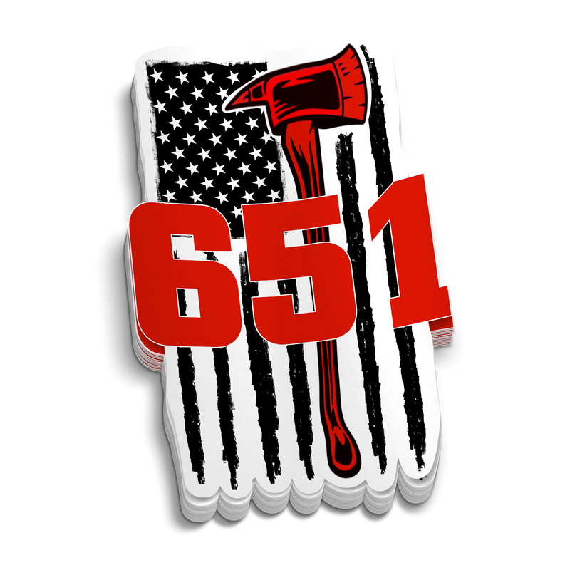 Load image into Gallery viewer, Custom Redline Flag Station Number Sticker
