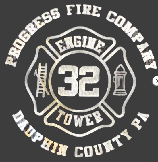 Load image into Gallery viewer, Progress Fire Company Engine 32 t-shirt - Charcoal
