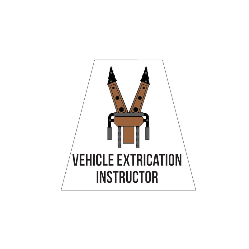 Load image into Gallery viewer, VEHICLE EXTRICATION INSTRUCTOR REFLECTIVE HELMET (TET) TETRAHEDRON
