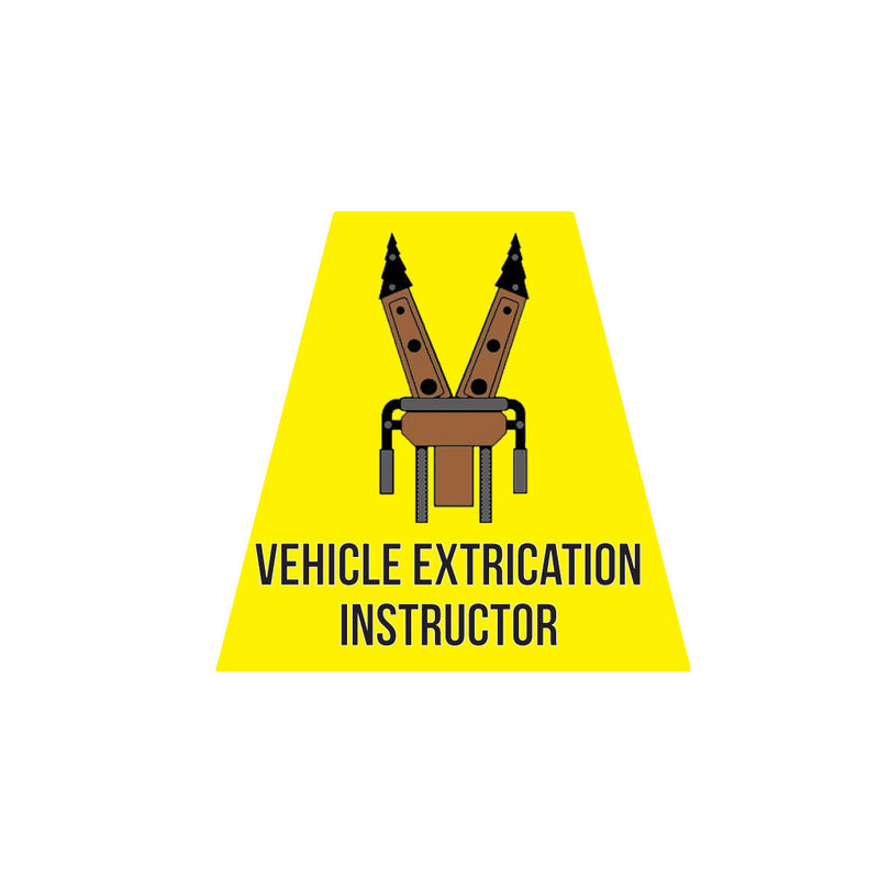 Load image into Gallery viewer, VEHICLE EXTRICATION INSTRUCTOR REFLECTIVE HELMET (TET) TETRAHEDRON
