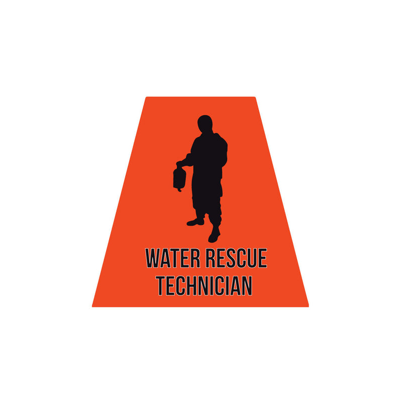 Load image into Gallery viewer, WATER RESCUE TECHNICIAN REFLECTIVE HELMET (TET) TETRAHEDRON
