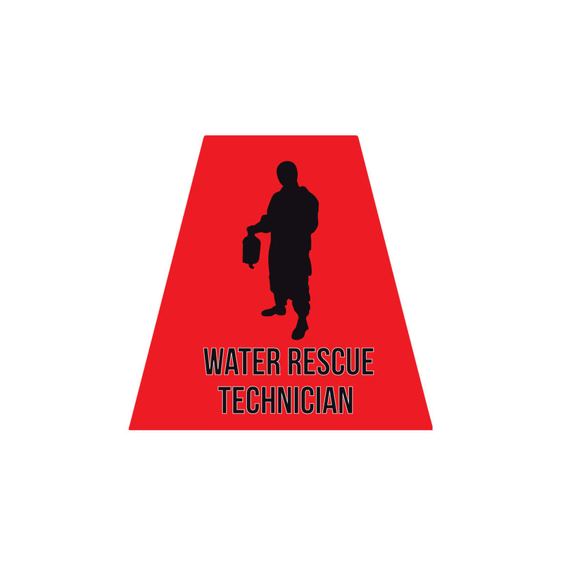 Load image into Gallery viewer, WATER RESCUE TECHNICIAN REFLECTIVE HELMET (TET) TETRAHEDRON
