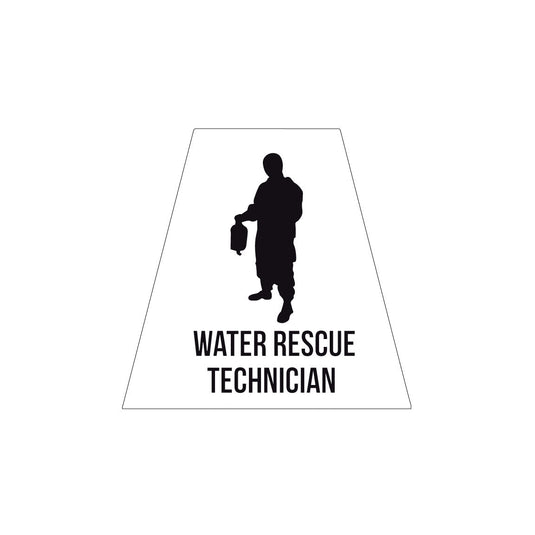 WATER RESCUE TECHNICIAN REFLECTIVE HELMET (TET) TETRAHEDRON