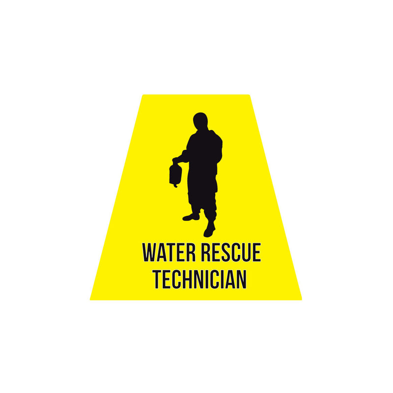Load image into Gallery viewer, WATER RESCUE TECHNICIAN REFLECTIVE HELMET (TET) TETRAHEDRON
