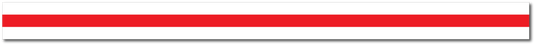 WHITE AND RED TRIPLE STRIPE REFLECTIVE HELMET TRIM