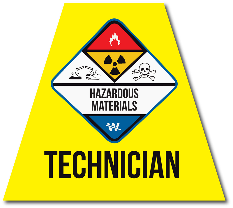 Load image into Gallery viewer, HAZMAT TECHNICIAN REFLECTIVE HELMET (TET) TETRAHEDRON
