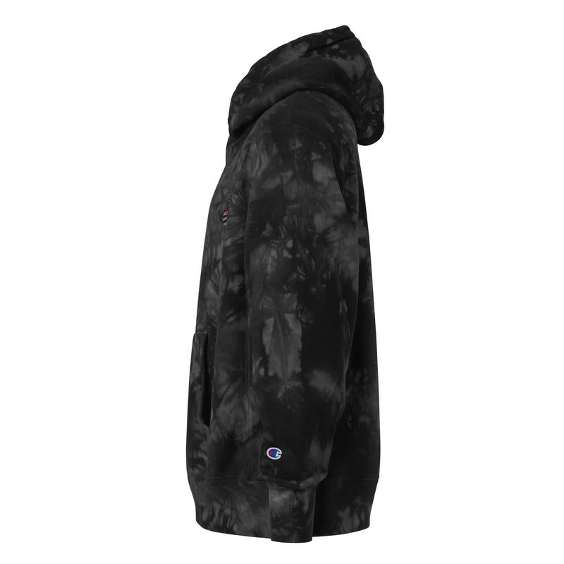 Load image into Gallery viewer, Champion HEAVY Hoodie - Comfortable Cotton Fleece Hoodie with Unique Scrunch-Dye Pattern
