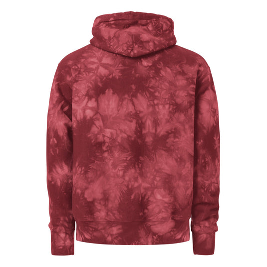 Champion HEAVY Hoodie - Comfortable Cotton Fleece Hoodie with Unique Scrunch-Dye Pattern