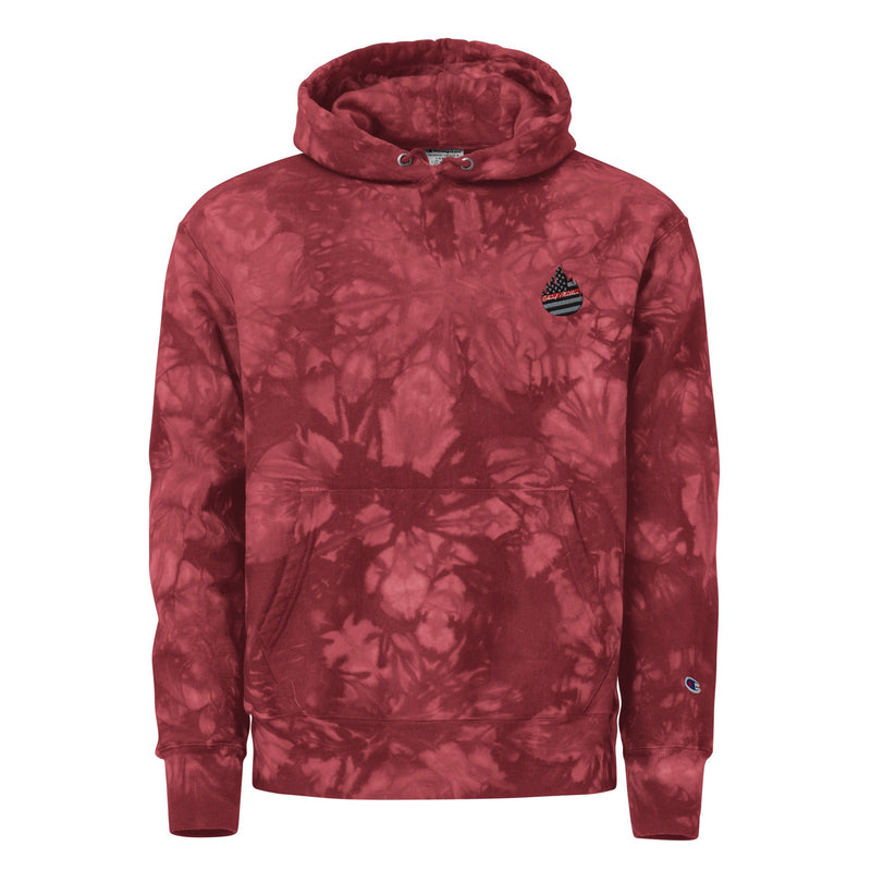 Load image into Gallery viewer, Champion HEAVY Hoodie - Comfortable Cotton Fleece Hoodie with Unique Scrunch-Dye Pattern
