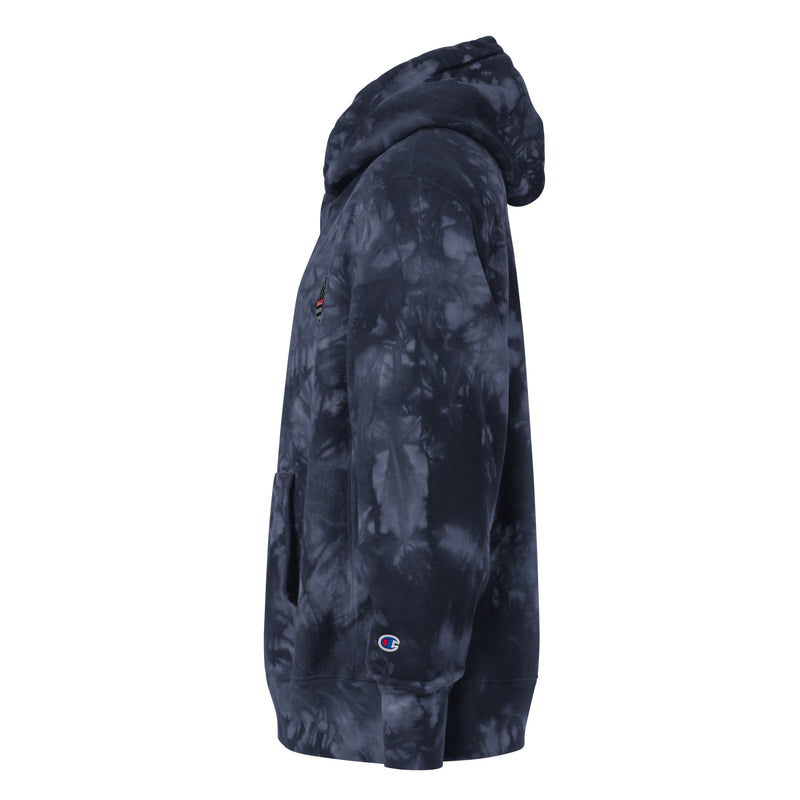 Load image into Gallery viewer, Champion HEAVY Hoodie - Comfortable Cotton Fleece Hoodie with Unique Scrunch-Dye Pattern
